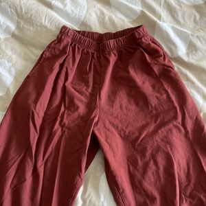 Los Angeles apparel size M wide leg 7.5 ounce cotton pants